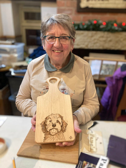 Beech Chopping Board With Handle