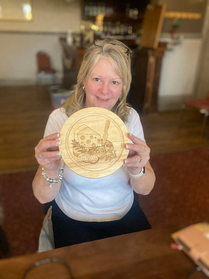 Cheeseboard With Utensils