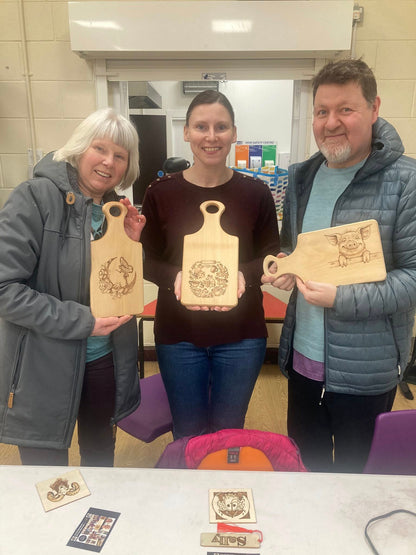 Beginners & Advanced Pyrography Workshop - Skipton - Sunday 25th October 2026 - Choose Your Time
