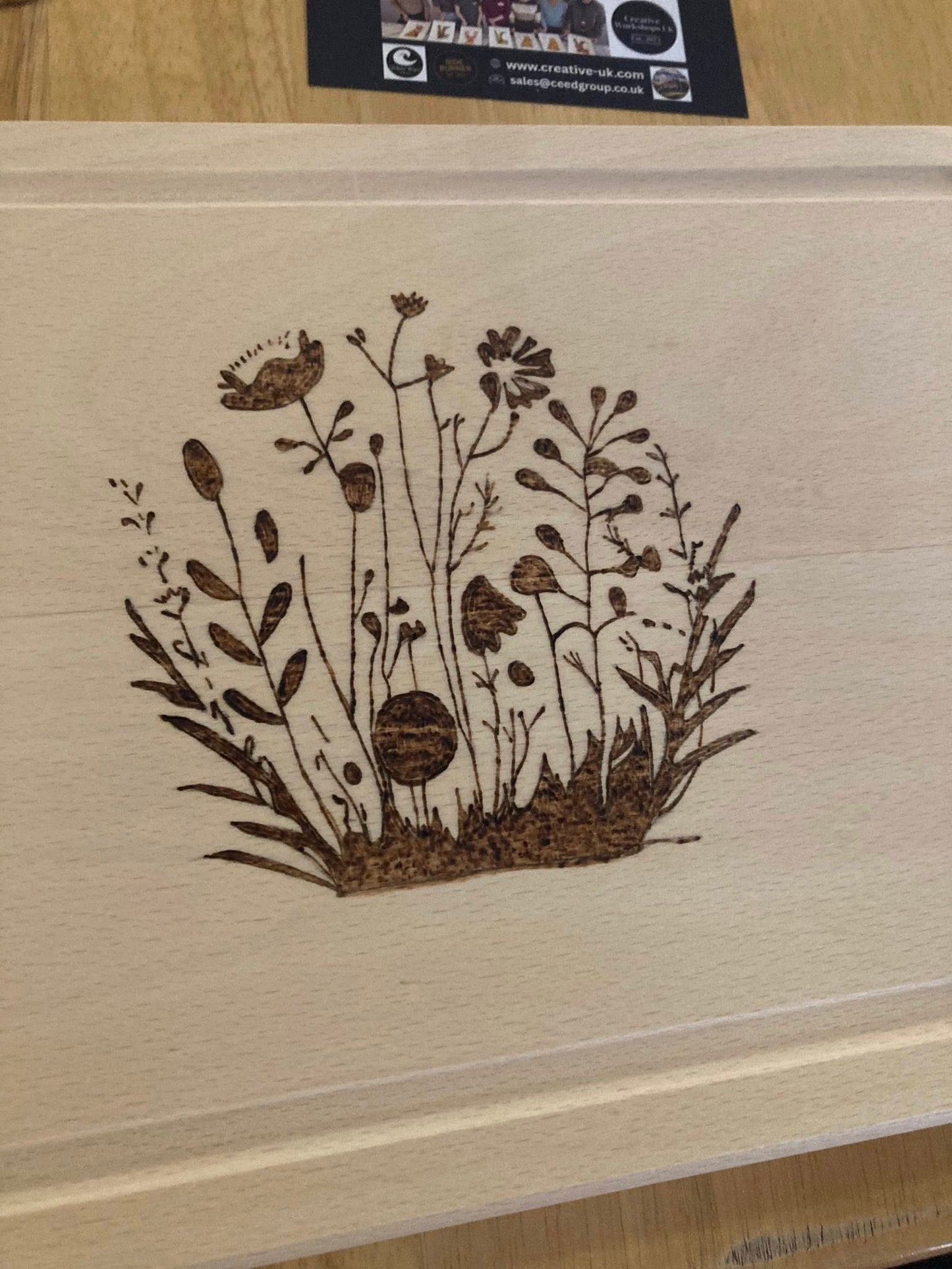 2026 - Pyrography Workshop - Darlington Golf Club - 24th May - 3.30pm - 6-30pm