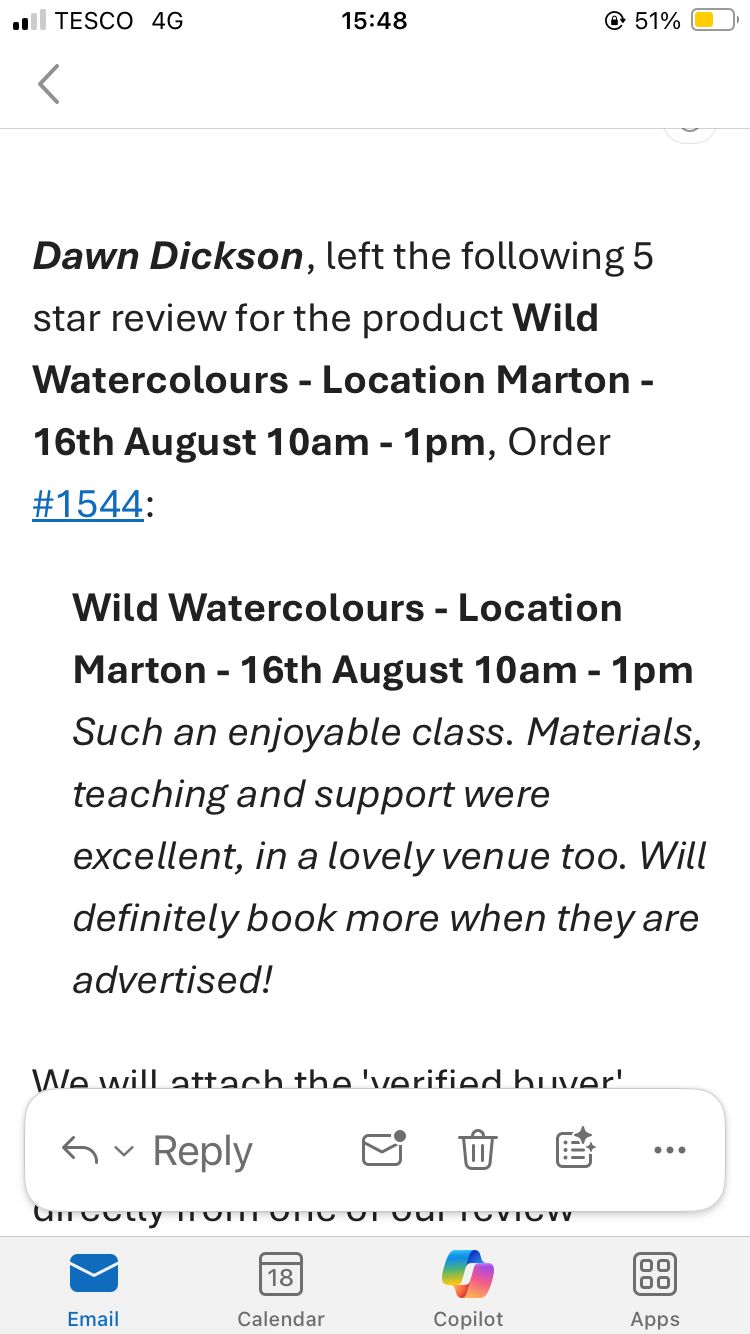 Wild Watercolours - 31st January 2026 - 10am - 1pm