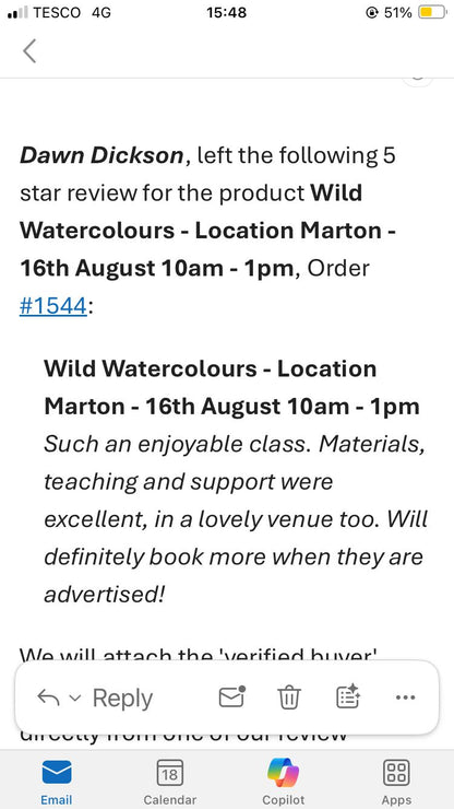 Wild Watercolours - 31st January 2026 - 10am - 1pm