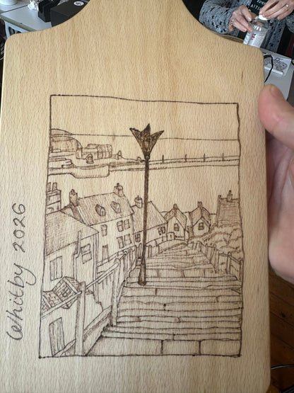 New for 2026 - Saltburn Beginners Pyrography Workshop -23/08/26  - 1pm - 4pm