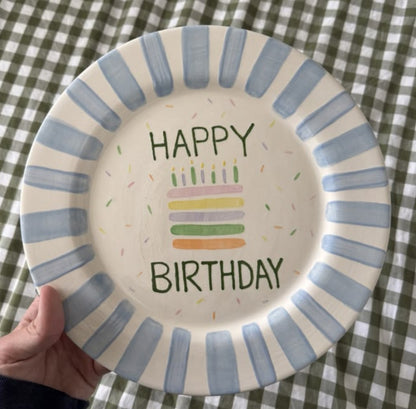 Cake Plate Painting With Beespoke Pottery - Saltburn - 6th September