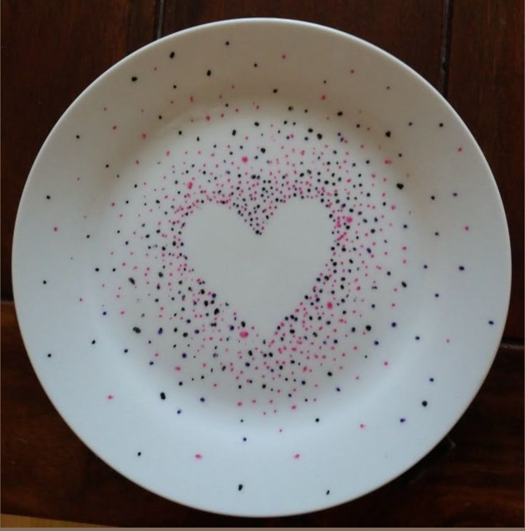 Cake Plate Painting With Beespoke Pottery - Saltburn - 6th September