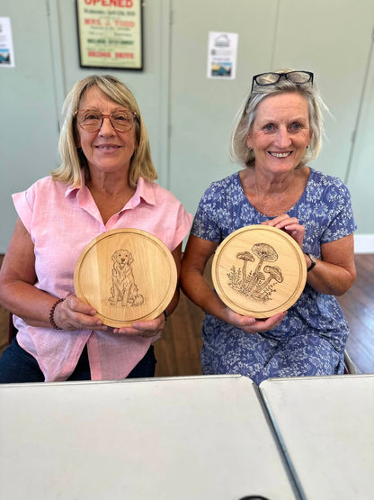 Beginners Pyrography Workshop - Romanby -  14th October - 10am - 1pm