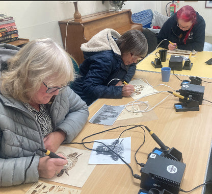 Introduction to Pyrography Course - Charltons - 2nd/9th/16th Dec - Evenings