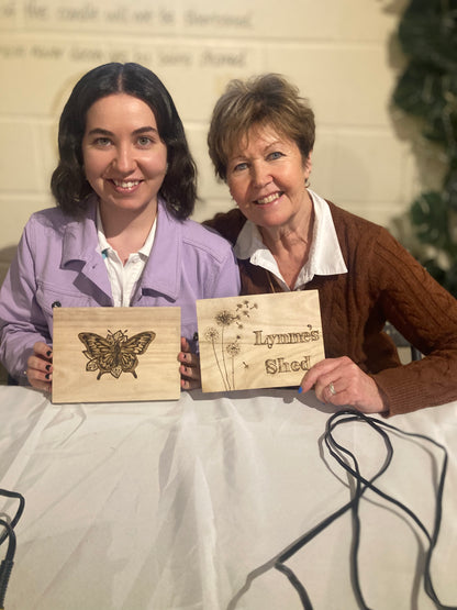 2026 - Pyrography Workshop - The Mile Pocklington Sunday 22nd February 12pm - 3pm