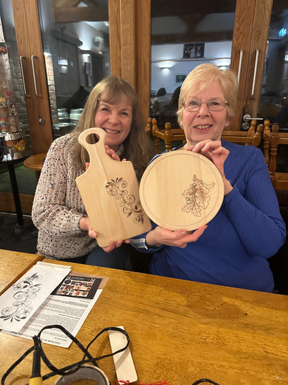 2026 - Pyrography Workshop - Location Pickering Monday 29th June 630pm-930pm