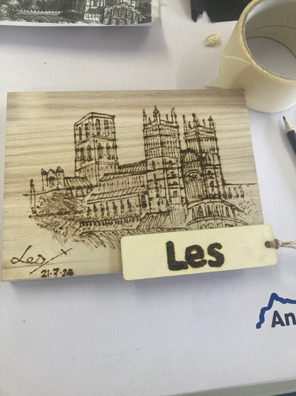 Pyrography Workshop with Side Burner - Location Ingleby Barwick - 2nd Feb 2025