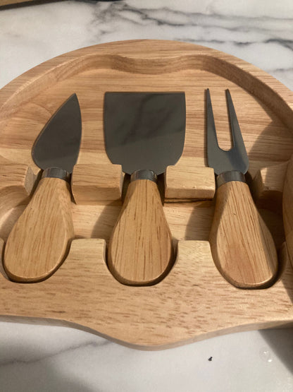 Cheeseboard With Utensils