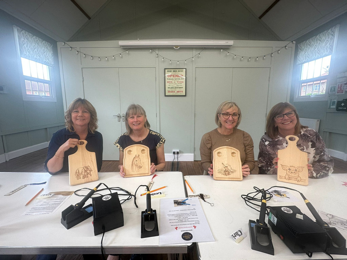 Pyrography Workshop - Romanby -  12th August - 10am - 1pm