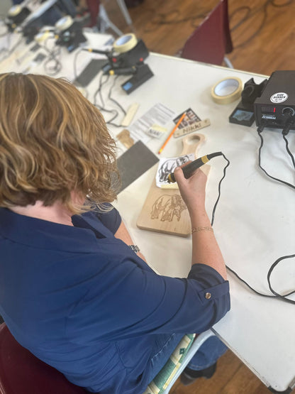 Pyrography Workshop - Romanby -  12th August - 10am - 1pm