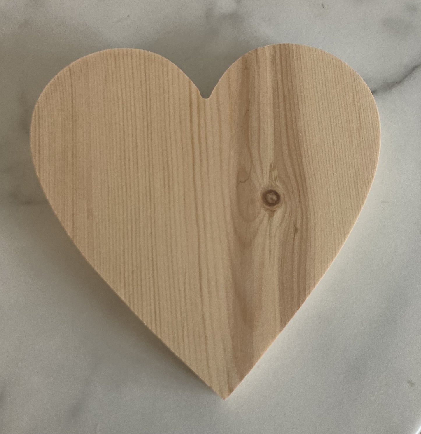 wooden heart shape