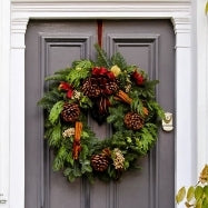 Christmas Door Wreath Workshop - 30th Nov 2025 1.30pm - 3.30pm